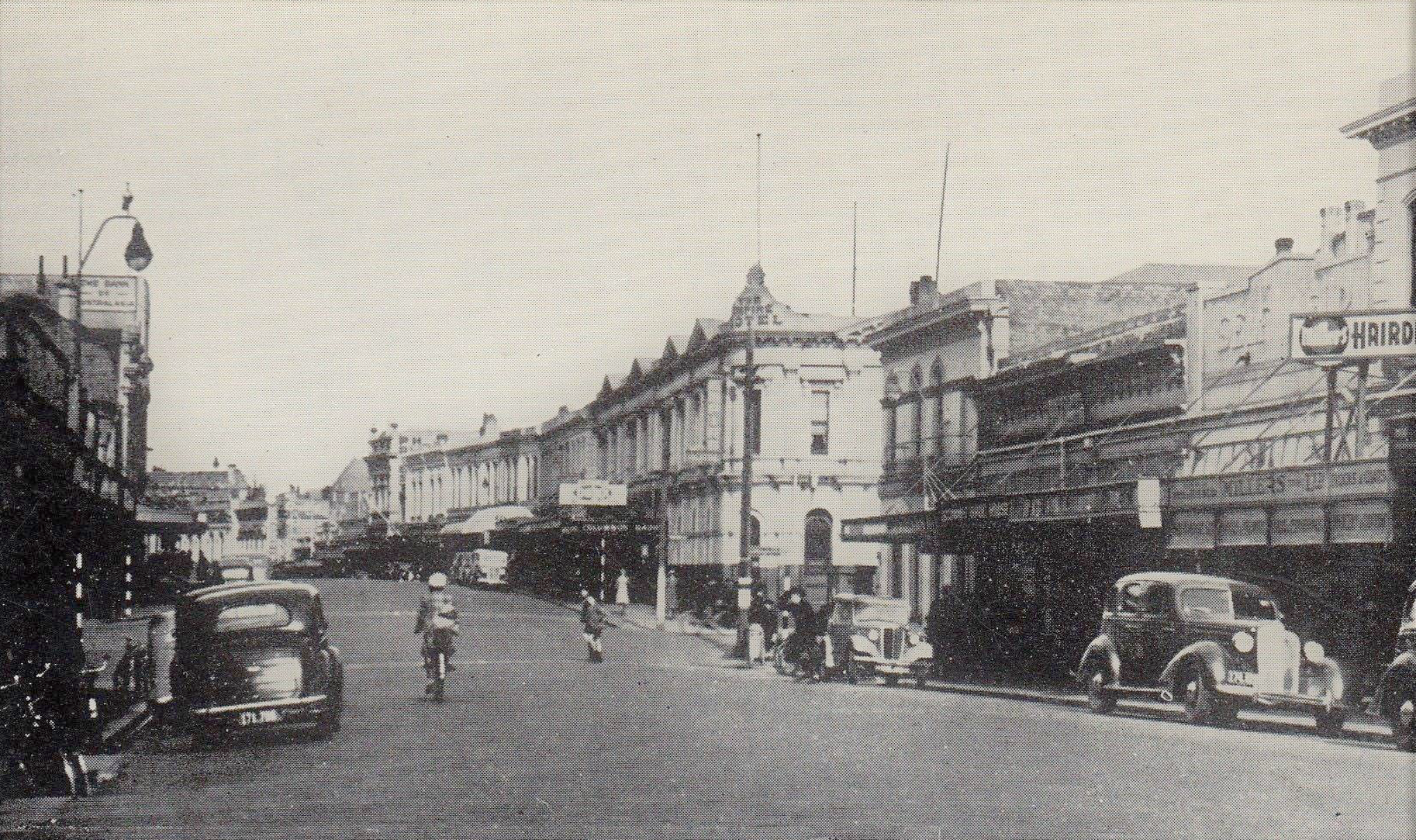 View of Old Bank from across Stafford Street